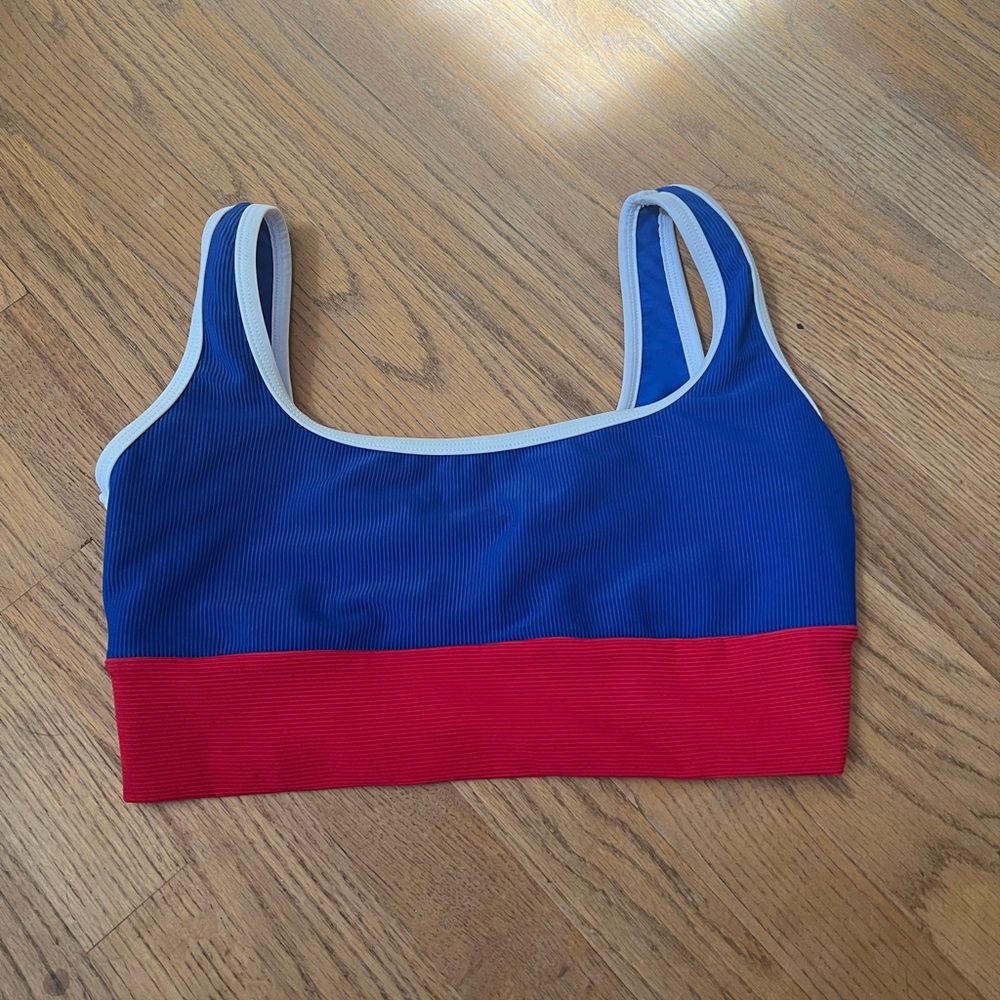 LainSnow red white & blue top